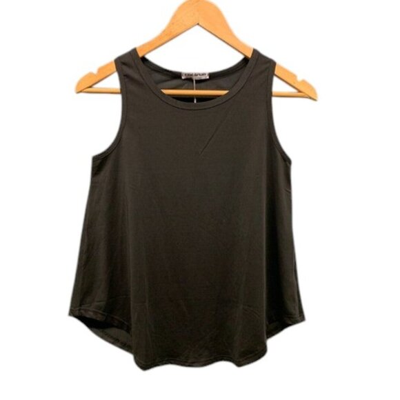 Coolrun Women’s S‎ Black Sleeveless Tank Top Athletic Stretch Workout NWT - Picture 1 of 9